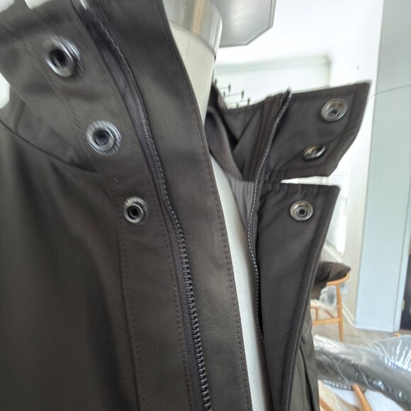 Hugo Boss Men's Dark Green Centin Cotton Quilted Parka, Sizes 40, 38 - Picture 14 of 16